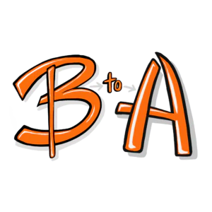 Illustrated B-to-A CDL upgrade icon used in the CDL2GO onboarding system.